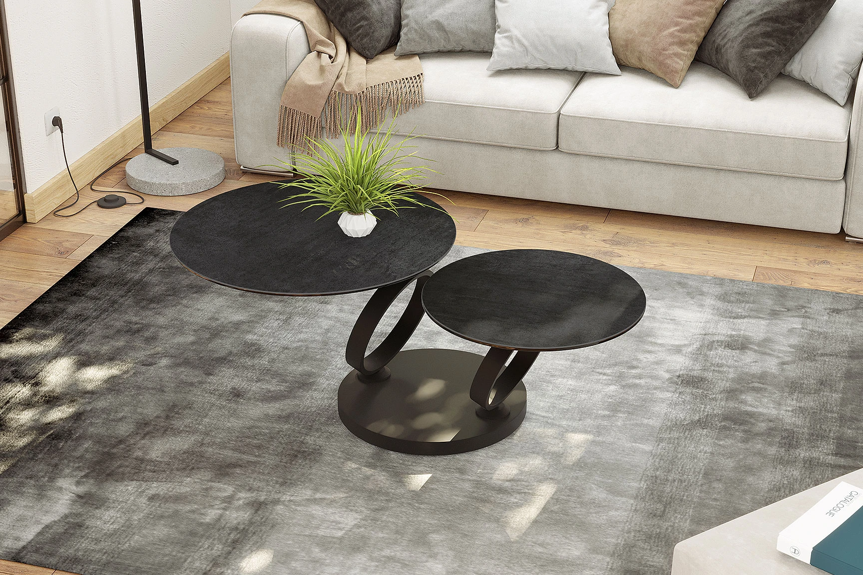 Voile - Table basse extensible