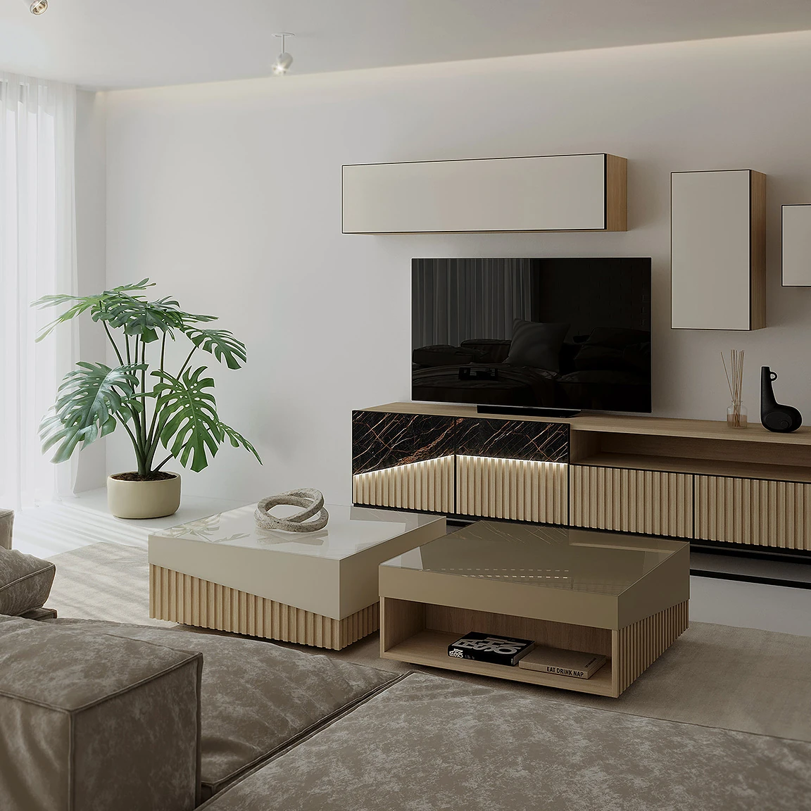 Biais - Meuble TV et table basse