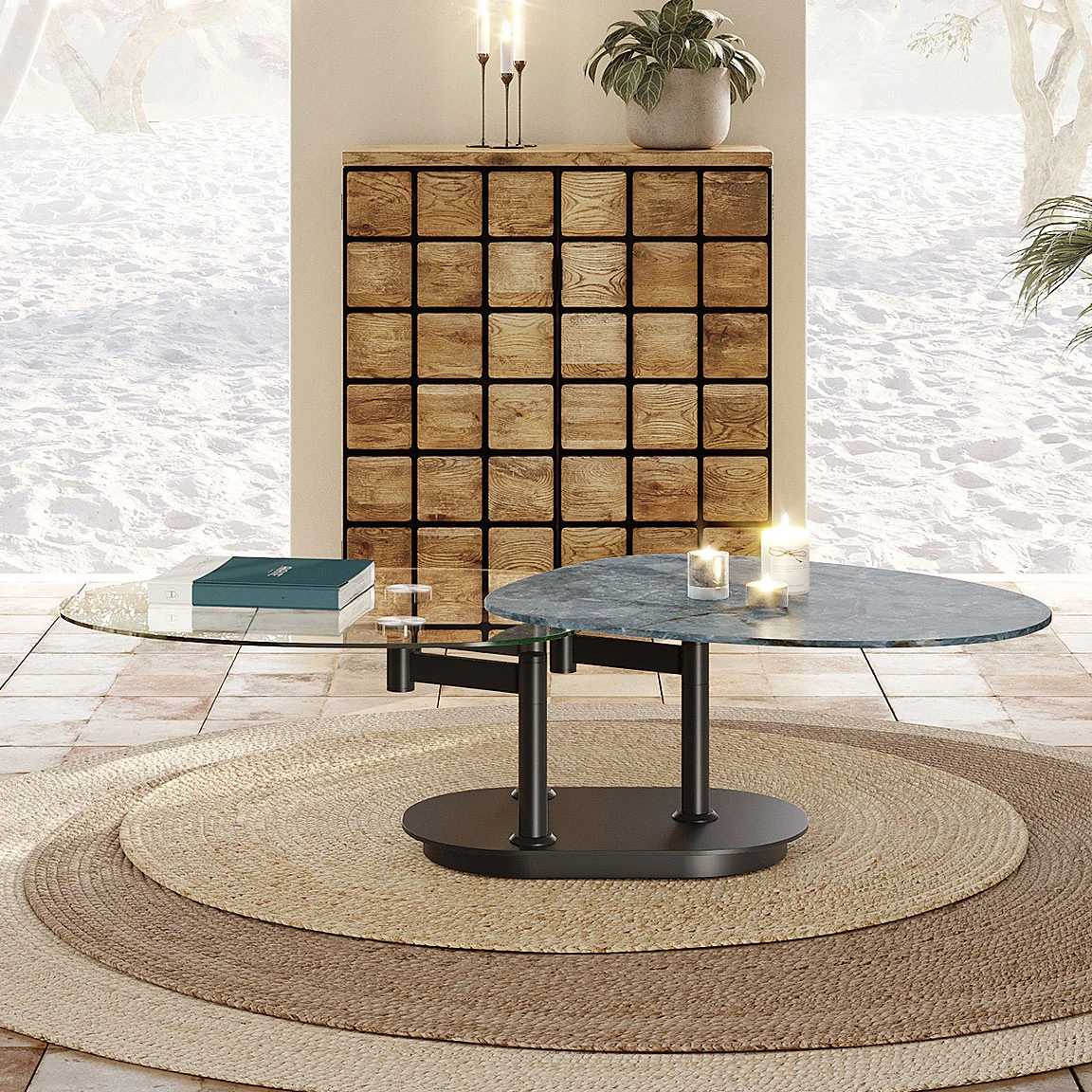 Corse - Table basse extensible