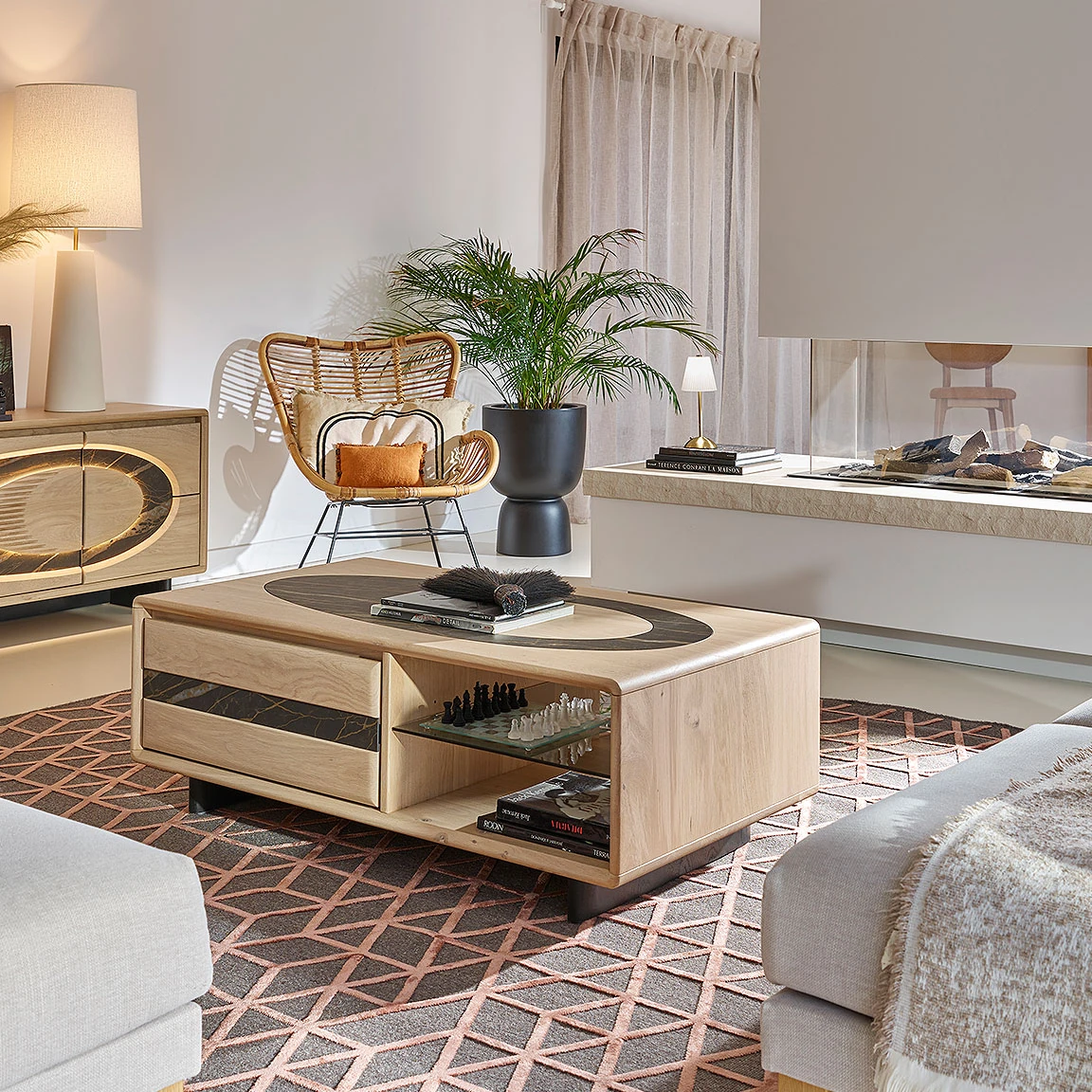 Eros - Meuble TV et table basse