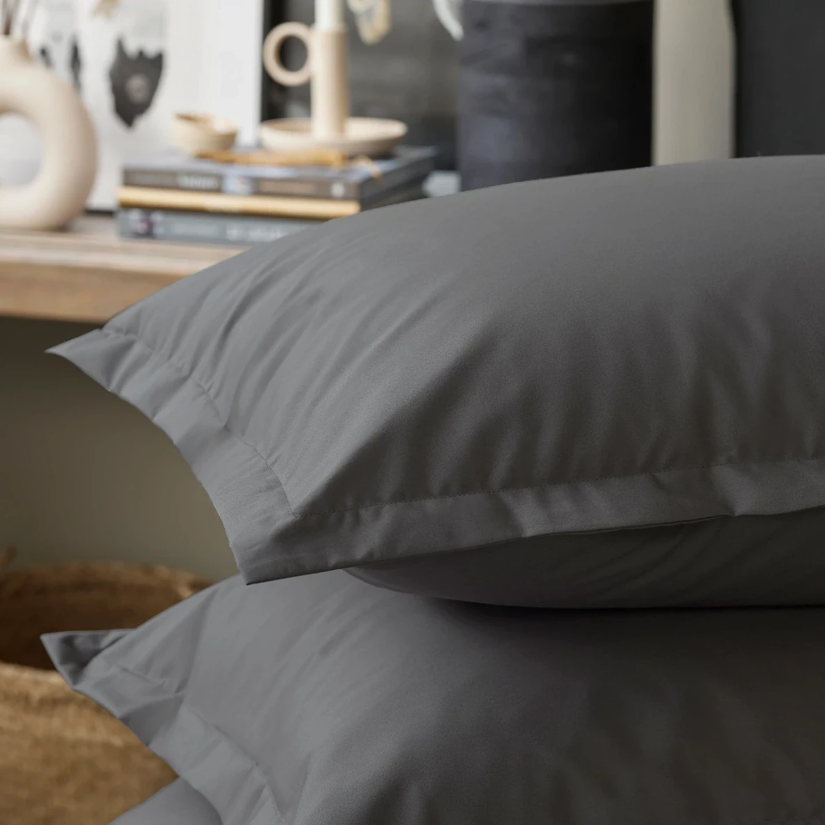 Taie d'oreiller en coton égyptien Home by TEMPUR