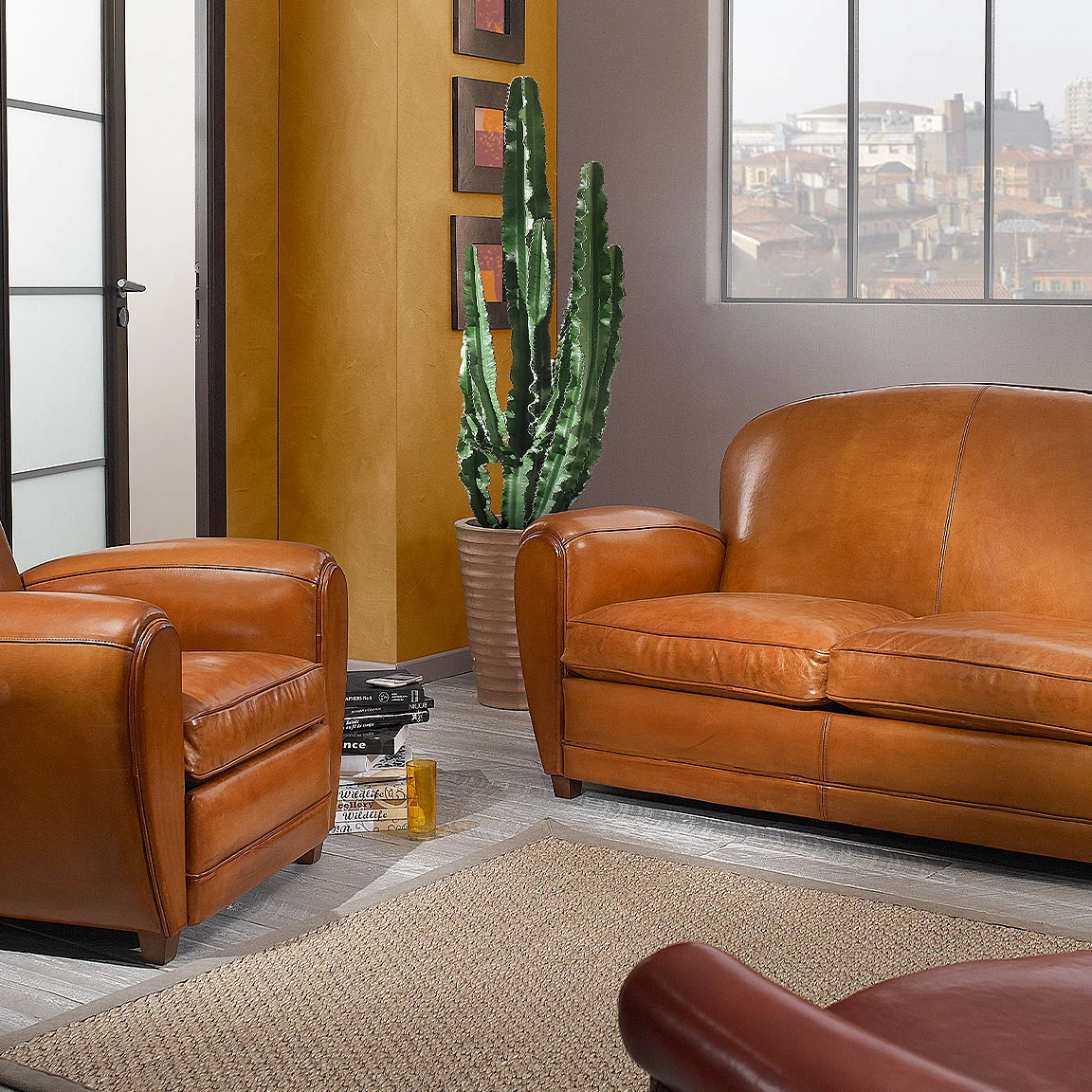 Cambridge - Canapé & fauteuil club