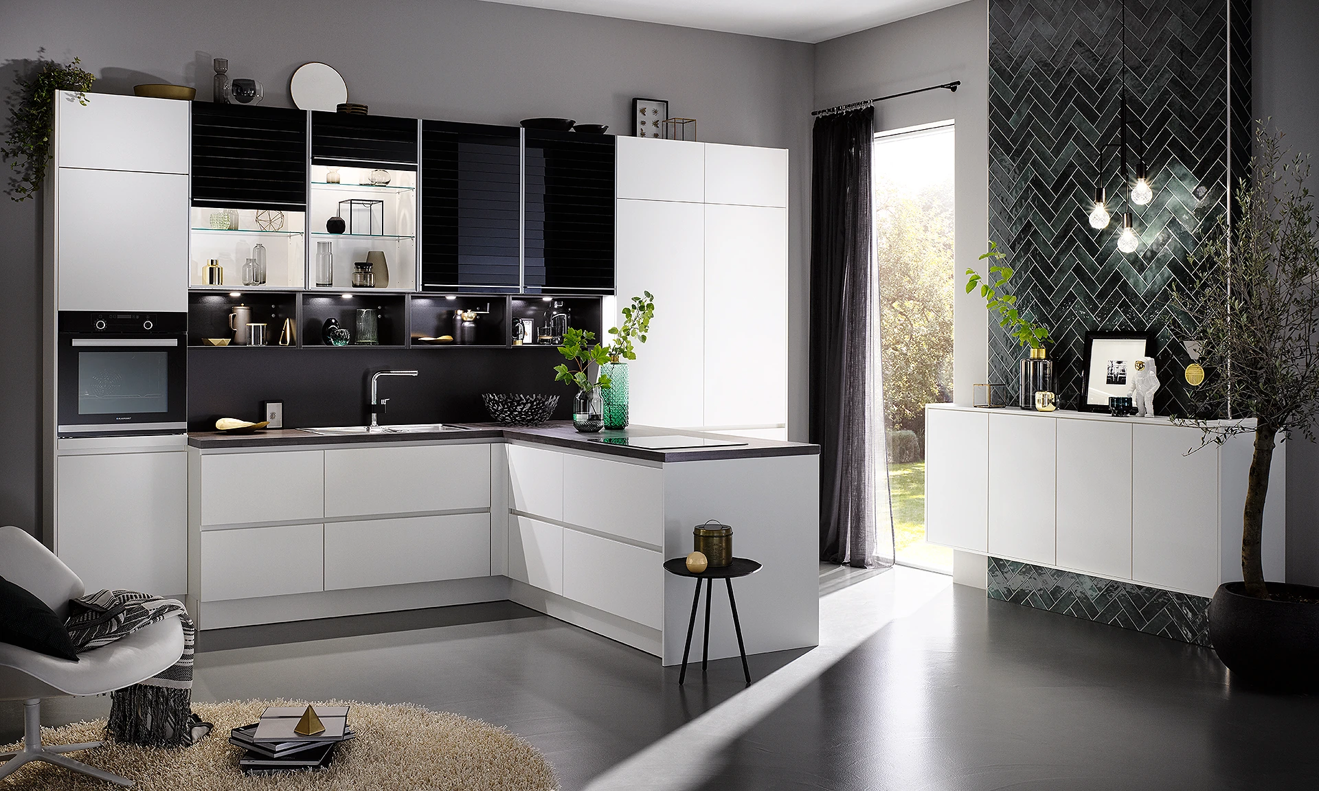 LASER SOFT GL - Cuisine design linéaire