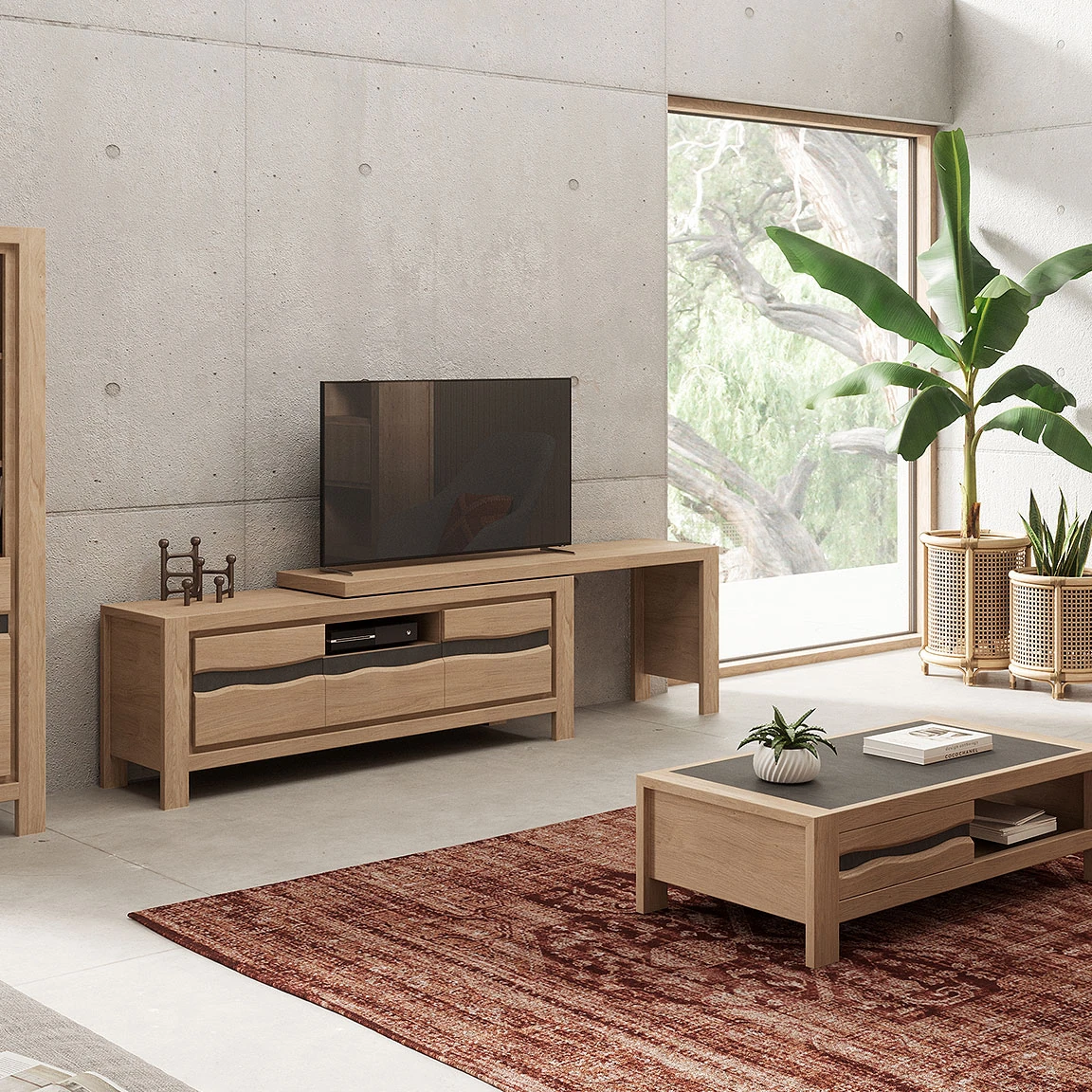 Luiz - Meuble TV et table basse