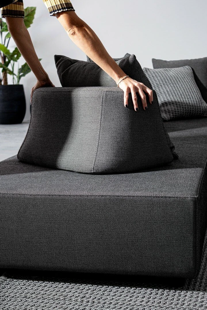 Piper anthracite - Canapé de jardin