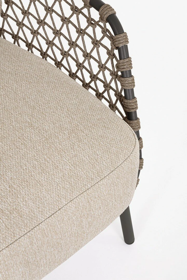Ivissa anthracite - Canapé de jardin