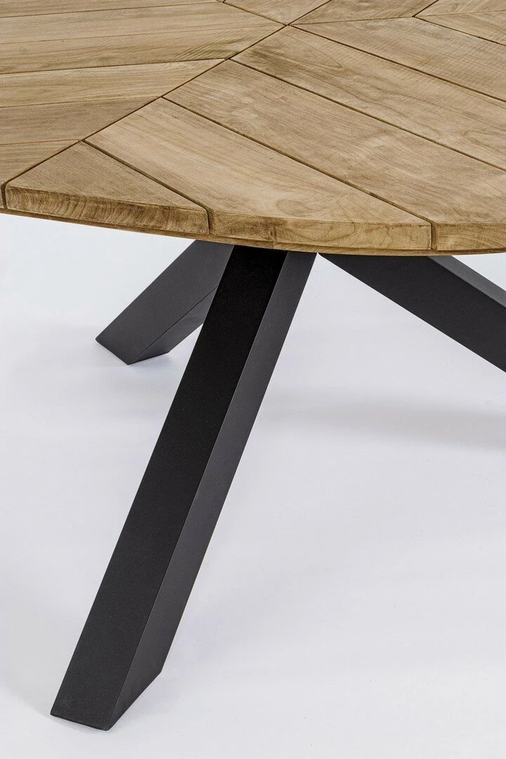 Palmdale carbon - Table de jardin ronde Ø 160 cm