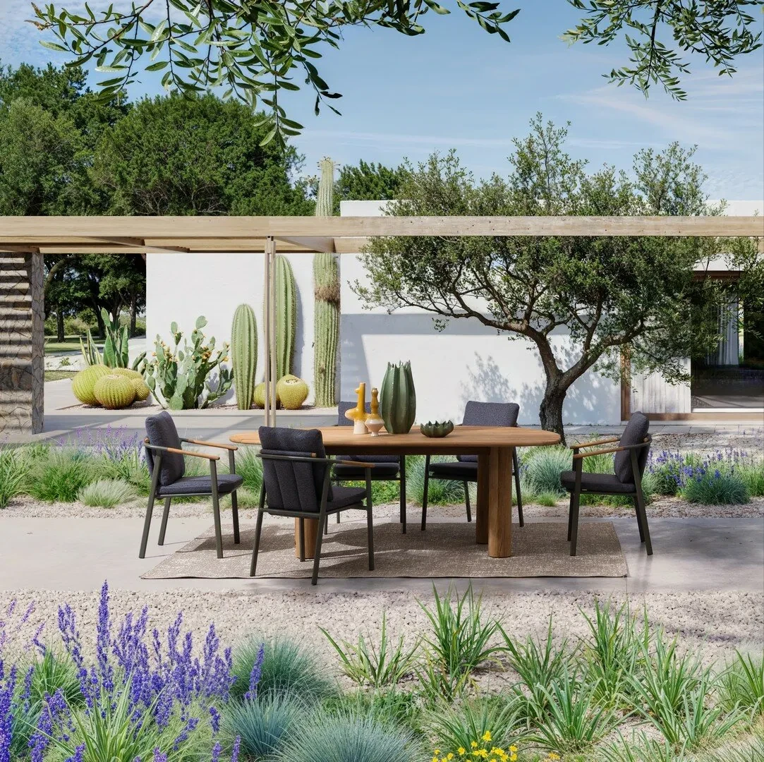 Titus - Table de jardin 220x110 cm