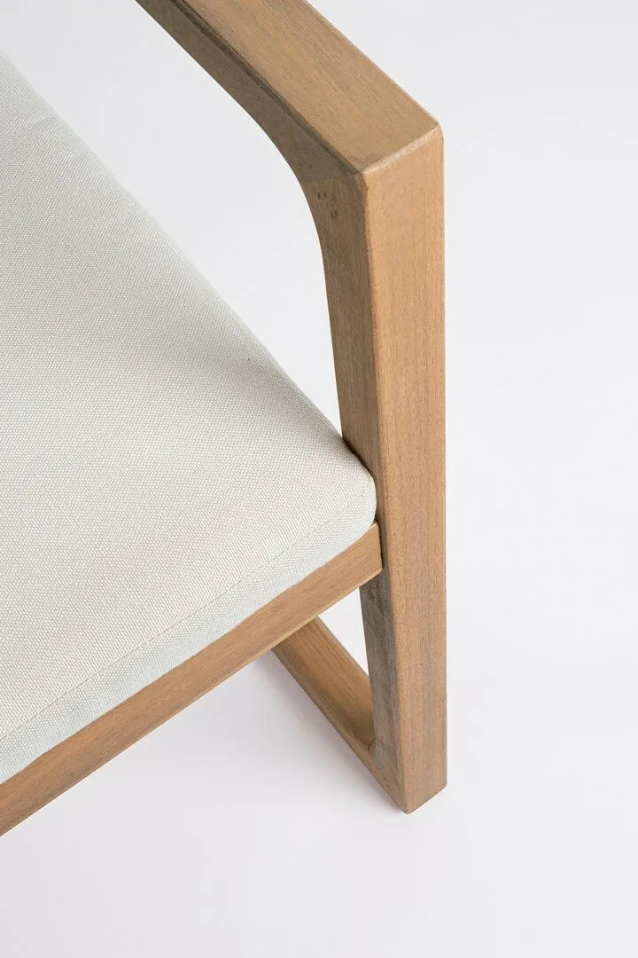 Adrian - Table de jardin 240x100 cm et 6 chaises