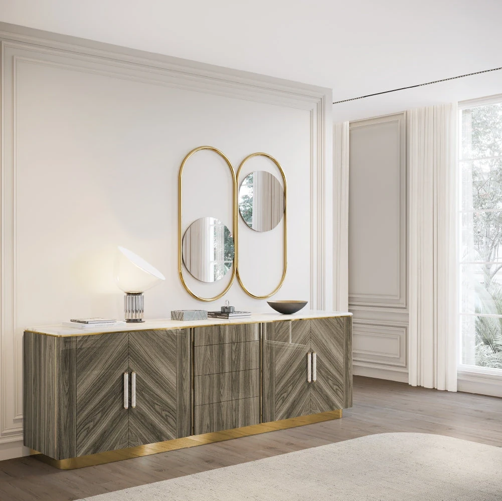 Mattea 2600 - Buffet 4 portes et 4 tiroirs