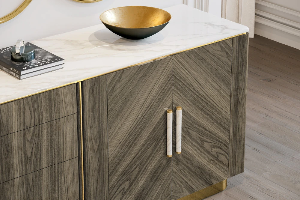 Mattea 2600 - Buffet 4 portes et 4 tiroirs
