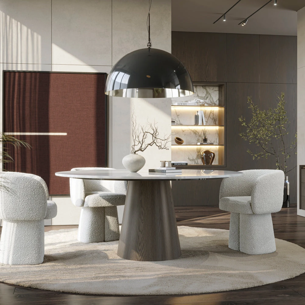 Senza - Table de repas ronde