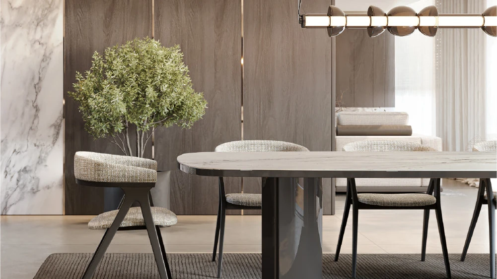 Vollmer 180 cm - Table de repas