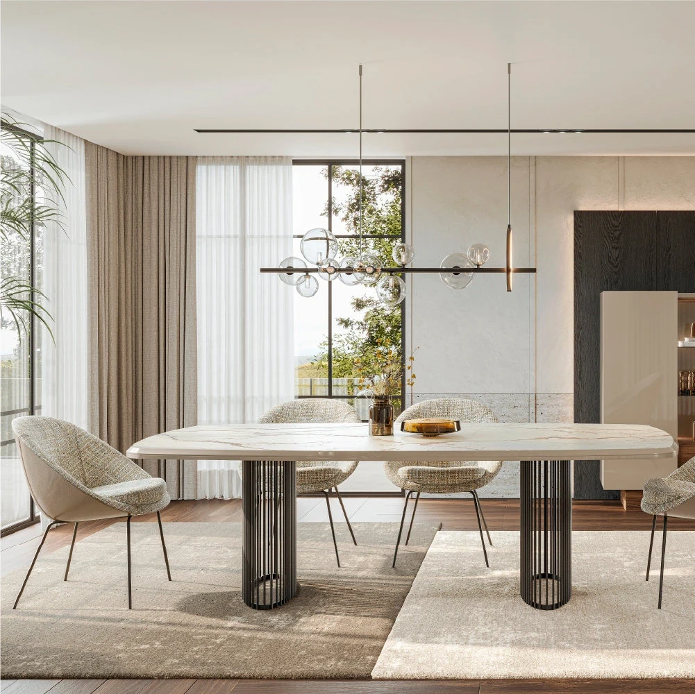 Lazzari 220 cm - Table de repas extensible