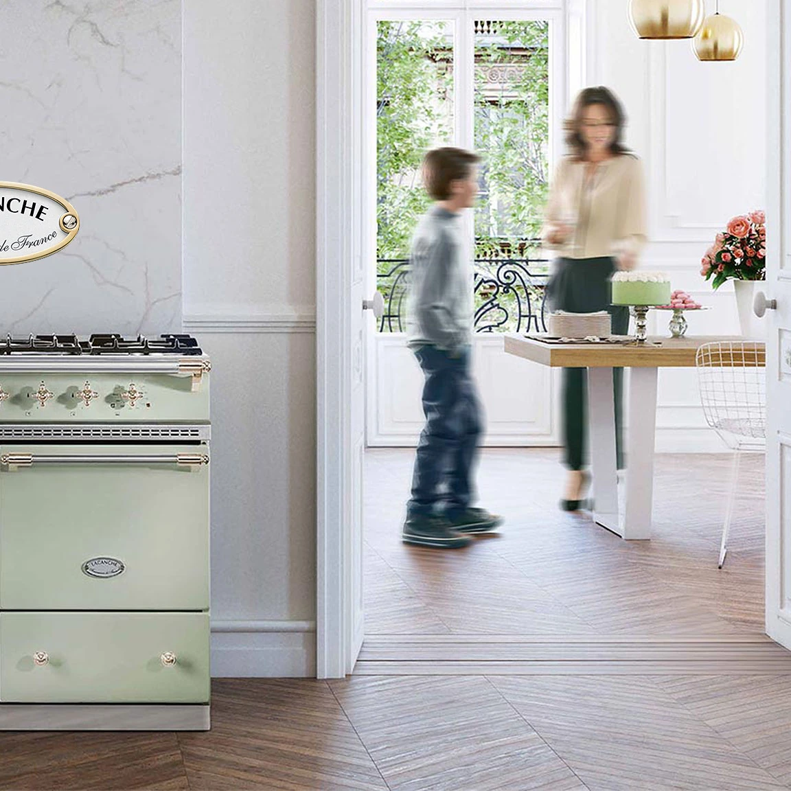 Piano dans une cuisine ouverte