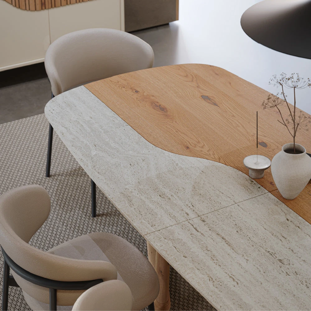 Raggi - Table de repas extensible