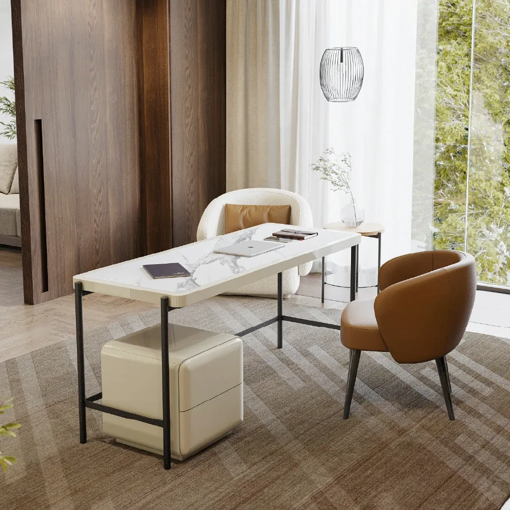 Bureau Rocco avec module posé