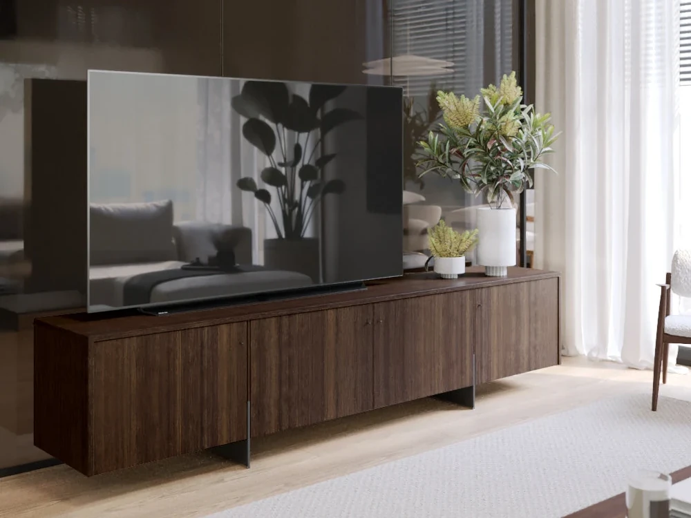 Laggi - Meuble TV 4 portes
