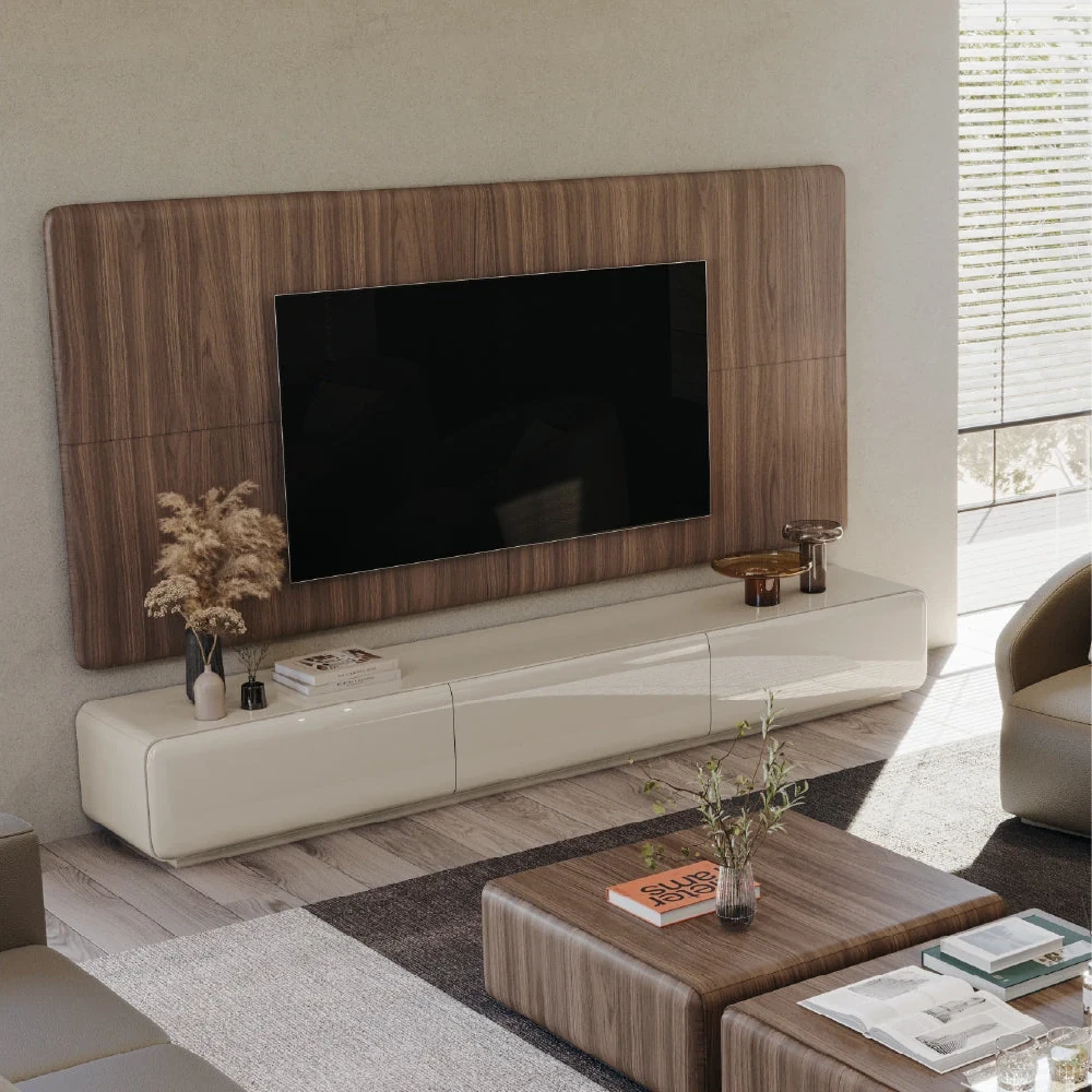 Rocco 240 cm - Meuble TV 3 tiroirs
