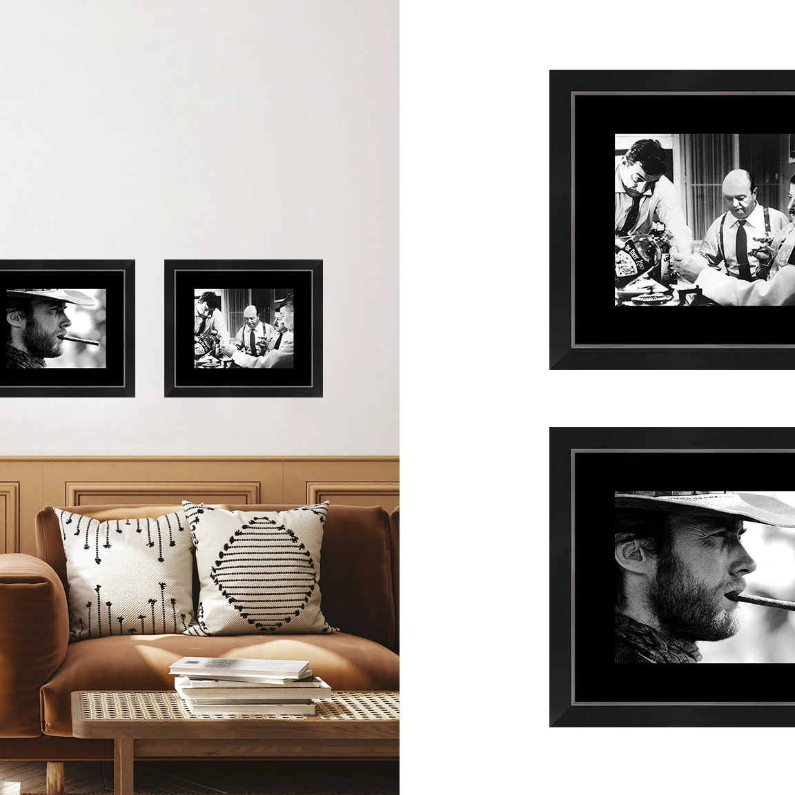 Photographies de cinéma encadrées
