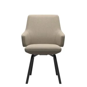 Vanilla Dossier bas - Chaise de salle à manger · Taille L avec accoudoirs pied D200
