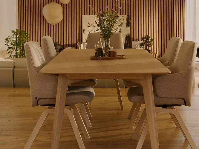 Laurel Dossier bas - Chaise de salle à manger
