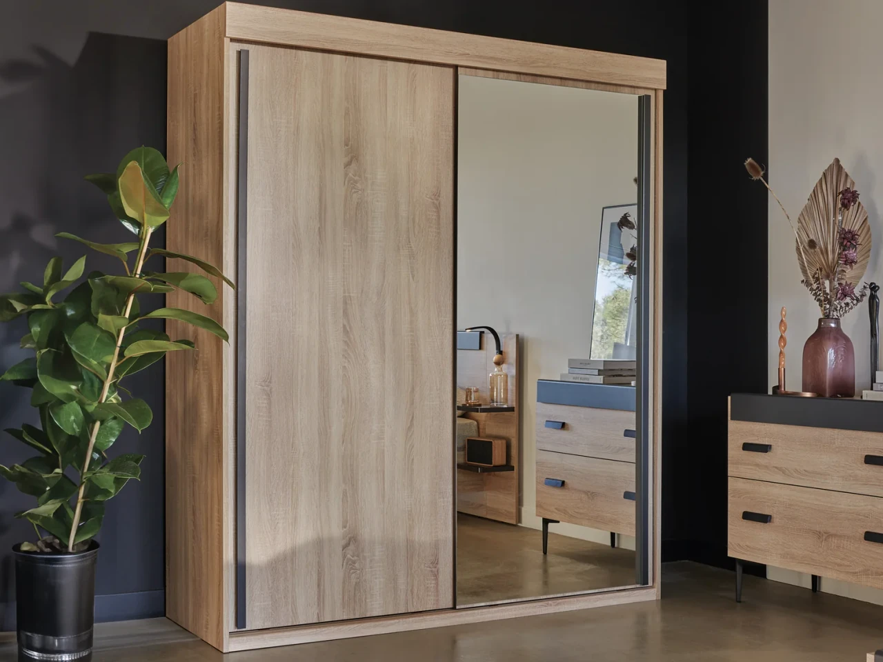 Celio First - Armoire à portes coulissantes