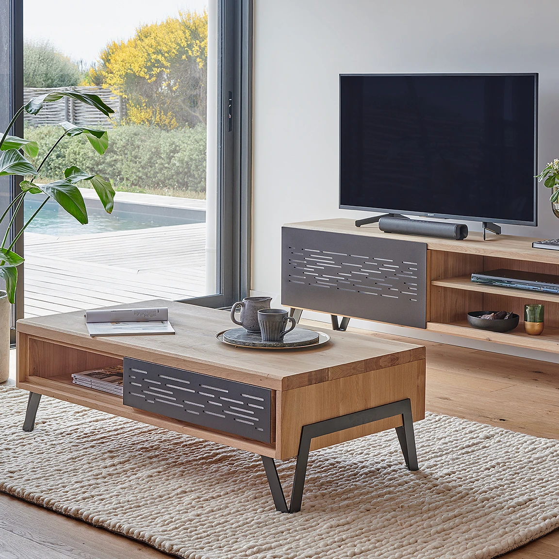 Shore - Meuble TV et table basse