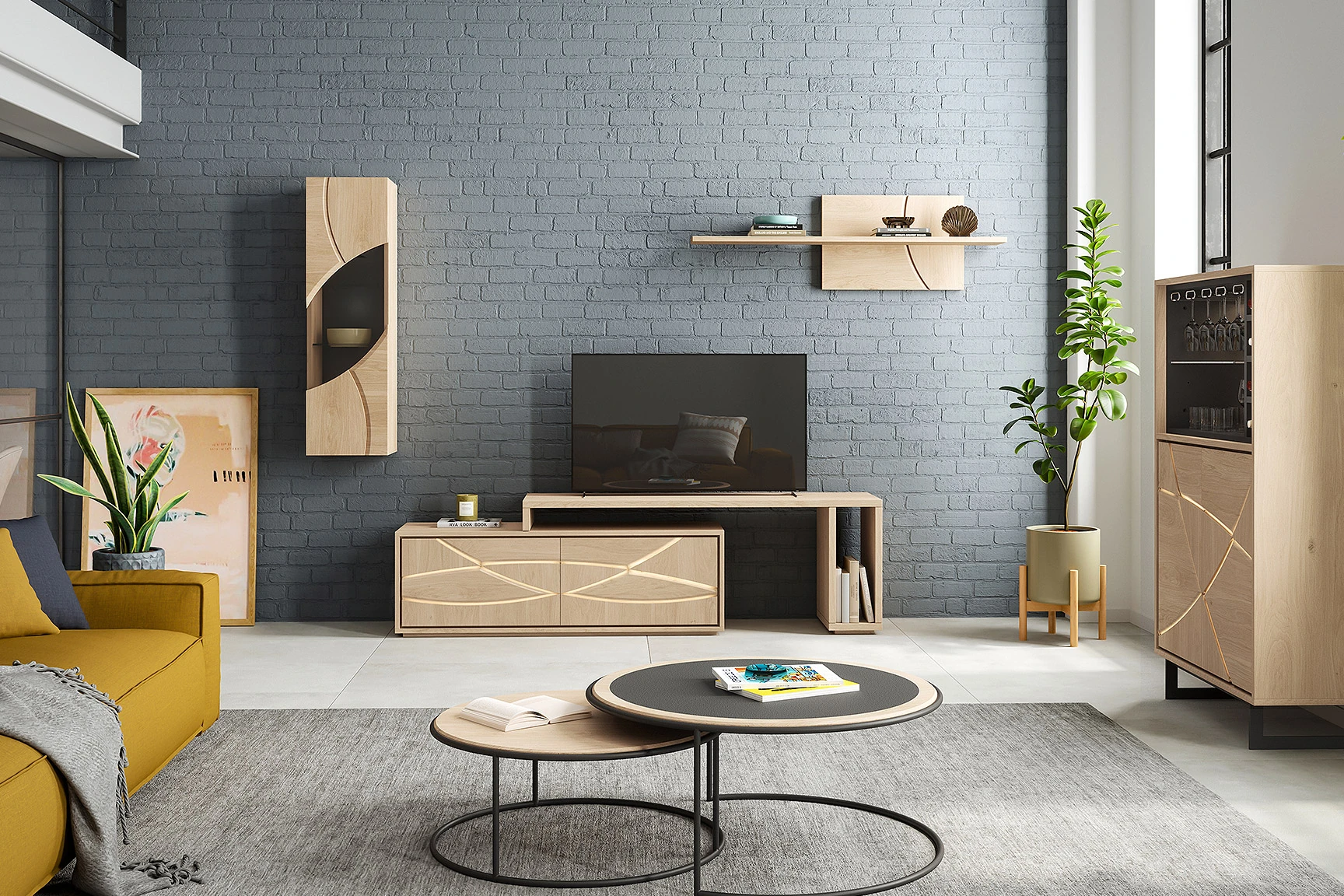 Archipel - Meuble TV et table basse