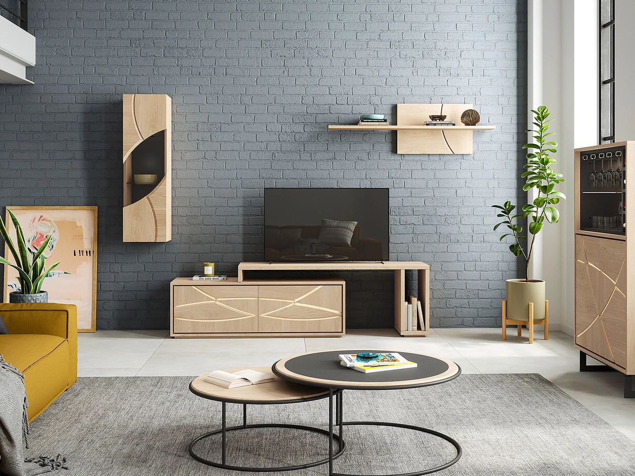 Archipel - Meuble TV et table basse